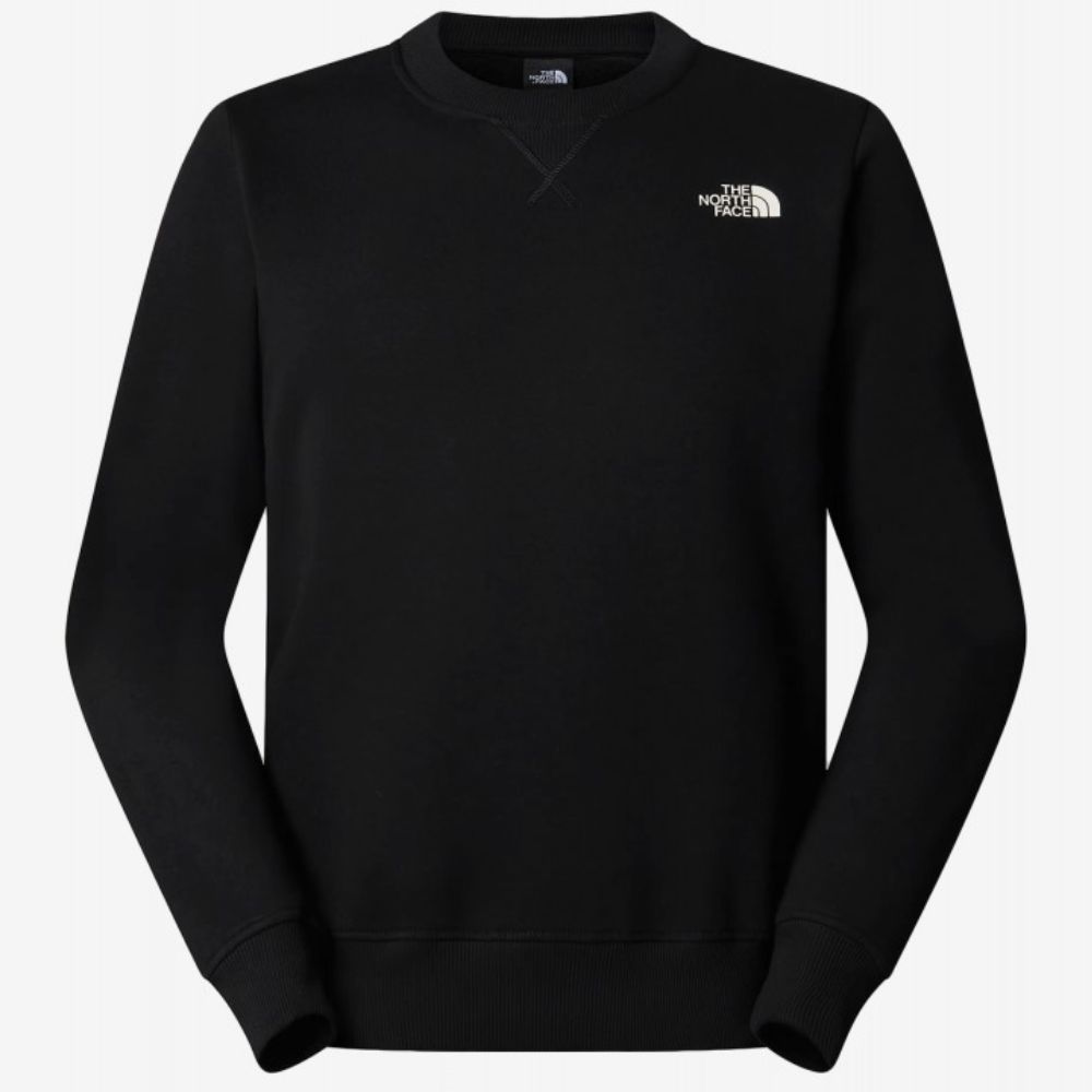 THE NORTH FACE MEN CREW TOPOGRAPHIC BLACK SWEATSHIRT